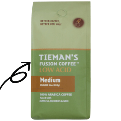 Coffee pouch in light green and apple green color