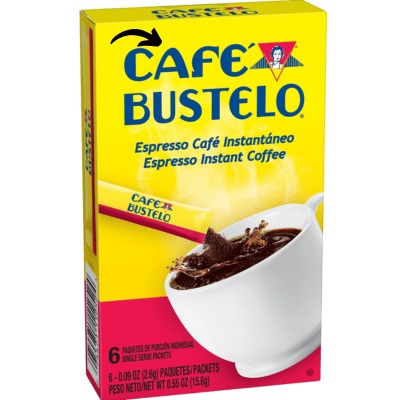 Cafe Bustelo instant coffee pack