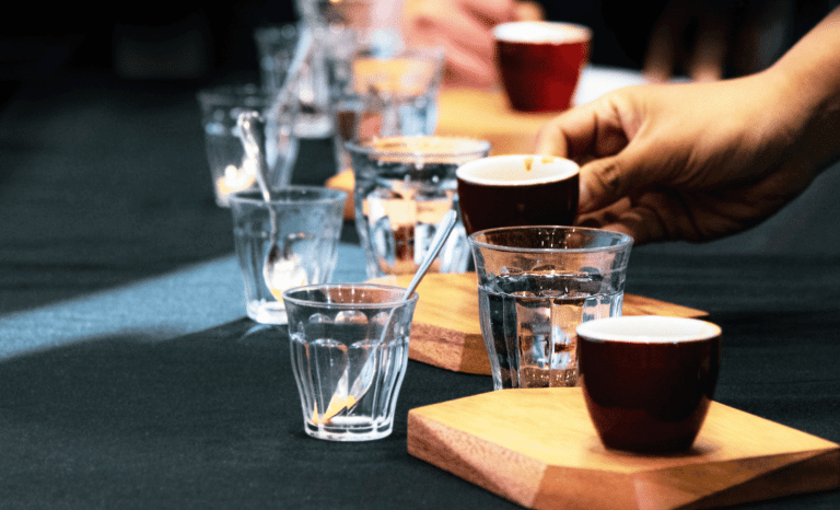 Coffee cupping