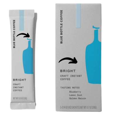 Blue Bottle Craft Instant coffee packet