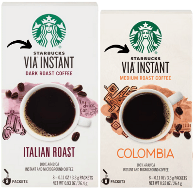 Starbucks VIA instant coffee