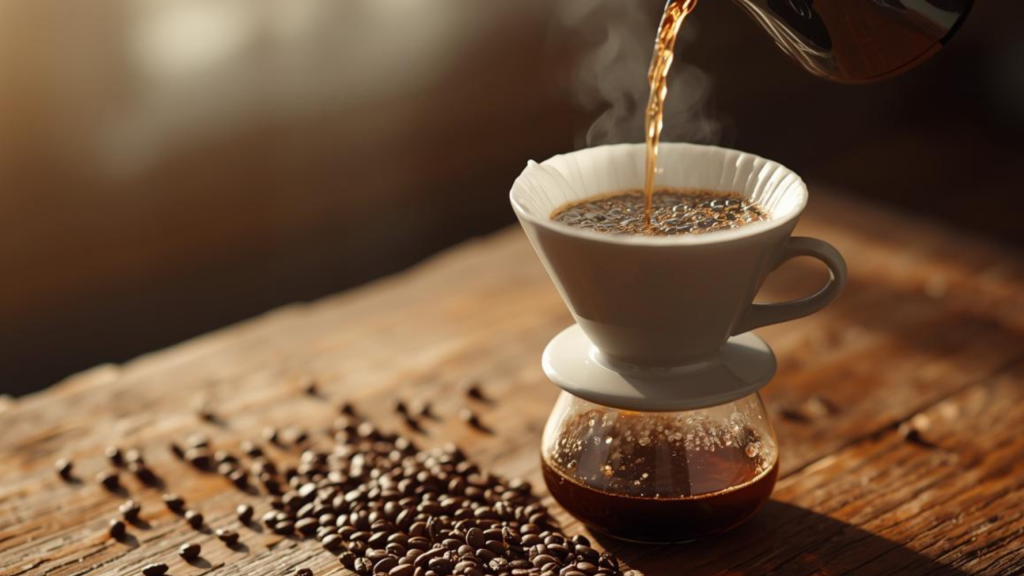 Pour over coffee apparatus